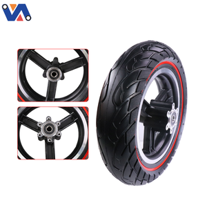 Nouvelle roue avant de scooter Image M4 <span class=keywords><strong>Pro</strong></span> avec <span class=keywords><strong>pneu</strong></span> plein 10*<span class=keywords><strong>2</strong></span>.5 pour scooter électrique Kugoo M4 <span class=keywords><strong>PRO</strong></span> Pièces détachées Roue à anneau coloré - Product Image 2