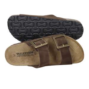 Valleverde Women's Low Slipper Brown 38 3 Cm Heel <b>Flat</b> Sandal - Product Image 6