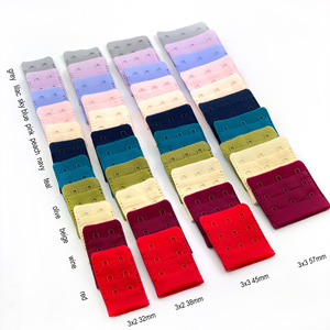 Estensore per <span class=keywords><strong>Reggiseno</strong></span> a 2, <span class=keywords><strong>3</strong></span> o 4 <span class=keywords><strong>Ganci</strong></span> con Chiusura a Gancio e Occhiello in Nylon e Spandex per Biancheria Intima Confortevole - Product Image 3
