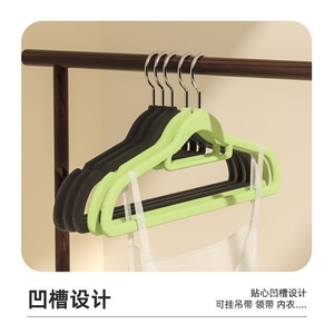 Percha para Ropa Aterciopelada 21.5*41.5*0.5 Cm, Percha de Terciopelo Antideslizante para Almacenamiento y Secado de Ropa - Product Image 5