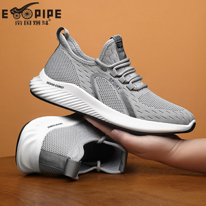 <b>Men</b> Mesh Sneakers <b>Lightweight</b> Breathable Summer Outdoor Walking Shoes Sport Casual Flat <b>Trainers</b> - Product Image 5