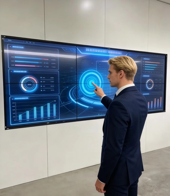46 Inch Industrial Grade Multi-Point Infrared Touch Frame Display Modification Universal Kit with USB Interface New/Used