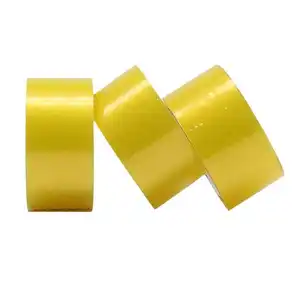 Factory Price Good Quality Yellow Amber Super Transparent Tape bopp clear tape
