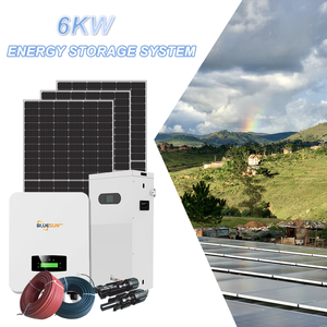 Kit d'énergie solaire hybride complet populaire avec système de stockage 6kW 48V 50/60Hz et batterie 16kWh - Product Image 1