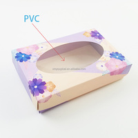 Caja de Cartón con Ventana Personalizada con Diseño de Dibujos Animados, Caja de Cartón con Ventana Troquelada en PET con Forma Especial para Regalos Infantiles, Embalaje Personalizado para Productos