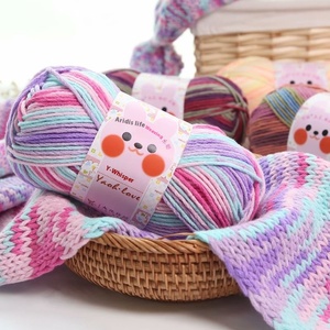 6Ply Wholesale100g Soft Premium Acrylic <strong>Yarn</strong> Gradient <strong>Variegated</strong> <strong>Yarn</strong>, Colorful Hand-Knitting <strong>Yarn</strong> for Scarves, Hats &amp; Coats - Product Image 3