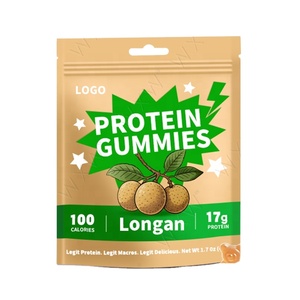 Caramelle Gommose Proteiche al Sapore Intenso di Longan 17g, Snack Salutare e Pratico, Supporta Vitalità e Benessere Generale, Caramelle Morbide per Adulti - Product Image 1