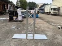 Plaque de base supérieure en aluminium pour éclairage DJ, support de scène, stand d'exposition, présentoirs en treillis, treillis de toit carré pour exposition