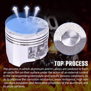 250CC STD 48.5mm Pin 13mm Chine Offre Spéciale Moto Piston + Anneau Kit Avec Bon <span class=keywords><strong>Prix</strong></span> pour <span class=keywords><strong>Honda</strong></span> CBR250 MC14 MC17 - Product Image 6