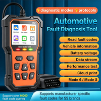 Escáner OBD2 V521, Comprobador de Batería, Lector de Códigos de Auto, Diagnóstico de Luz de Advertencia del Motor, Datos en Tiempo Real CAN, Pantalla LCD de 9-16V, 1 Año de Garantía