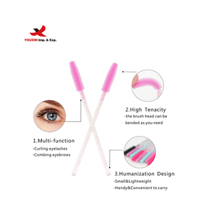 Mixed Procurement Low Price FENGFLY 50pcs/pack Recycled Spiral Silicone Lashes Brush Eyelash Extension Tools <b>Spoolies</b> Cleaning - Product Image 4