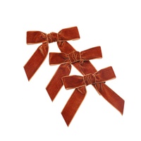 Vente en gros WUJI – Nouveaux ornements de Noël personnalisables en polyester marron pour sapin, 4x4 pouces, pour la maison et les fêtes