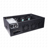 8 Gpu Pc Server case with 55mm Spacing Gpu case Motherboard External Graphics Card case Using at Home