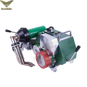 Digital Display PVC Banner Welding Machine Hot Air Portable Welder Overlap, Hem, Hem with Rope