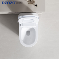 S007 WC intelligent électrique entièrement automatique avec abattant large à ouverture automatique, design moderne pour salle de bain