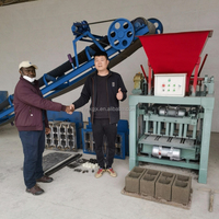 Máquina Automática de Fabricación de Ladrillos Tipo Fijo, Apilable, Tipo 4-35, Máquina Vibradora para Hacer Bloques, Diseño Multimolde