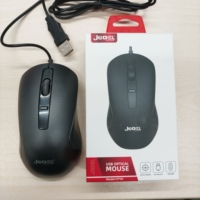 Jedel CP101 4D Mouse Kantor Berkabel 1600DPI Mouse Bisnis Normal Mouse Komputer Desktop Mouse Kantor Berkabel USB untuk Laptop PC