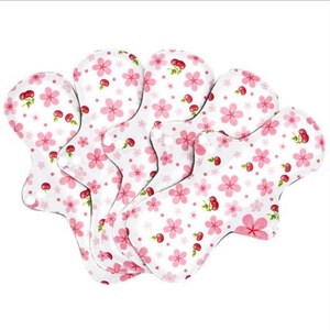 ผ้าอนามัยแบบซักได้พิมพ์ลายสำหรับผู้หญิงแบบกระดุมคู่สั่งทำพิเศษ ใช้ซ้ำได้อย่างเป็นมิตรต่อสิ่งแวดล้อม - Product Image 4