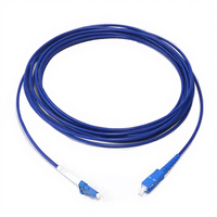 Câble de raccordement optique HANKE blindé de qualité télécoms pour intérieur, LCLC, monomode, monocœur, anti-rongeurs, résistant à la traction, étanche