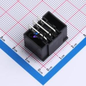 DB2ERHBM-3.5-2*3P-BK Plug-in Terminal Block Bent Lead Through Hole,P=3.5mm Board-to-Board / Socket - Closed Screw Fixing 2x3P - Product Image 2