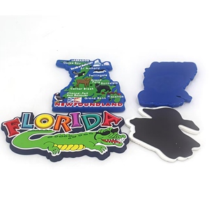 Imán de nevera personalizado con forma mediana de parque acuático, recuerdo de parque temático con personaje de dibujos animados en PVC suave 3D - Product Image 4
