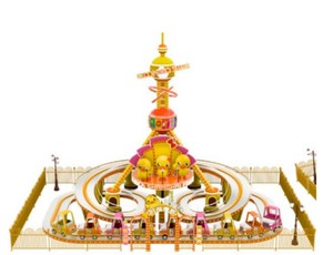Parco Giochi all'Aperto a Tema Paperella, Area Giochi Personalizzata per Bambini per Centri Commerciali, Piazze ed Eventi - Product Image 2