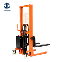 Gerbeur électrique 2000 kg, hauteur de levage 3 m, mât simple ou double, chariot élévateur gerbeur d'entrepôt