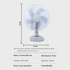 Kipas pendingin motor bldc alas kipas meja, kipas listrik kecil ac kecepatan variabel - Product Image 4