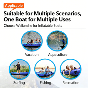 Bote Inflable de PVC de Alta Resistencia de 1.2 mm, Embarcación de Grado <span class=keywords><strong>Comercial</strong></span> de 4-8 Metros para Pesca, Transporte y <span class=keywords><strong>Trabajo</strong></span> - Product Image 6