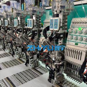 Machine à broder automatique ZHIYU de haute qualité à <span class=keywords><strong>33</strong></span> têtes et 9 aiguilles avec 3 dispositifs de perles et de paillettes doubles - Product Image 4