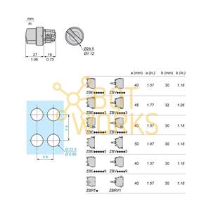 Schneider Electric ZB4BD205 - Nuovo - Product Image 1