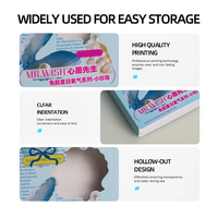 Carpeta Ecológica Premium Personalizada con Ventana, Asa, Grabado en Relieve, Laminado Mate y Forro de Esponja para Empaquetado de Productos de Belleza, Salud y Alimentos