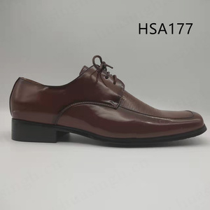 HY, Stivali <span class=keywords><strong>Eleganti</strong></span> da <span class=keywords><strong>Uomo</strong></span> con Punta Quadrata e Lacci, Popolari nel Mercato Russo, per Occasioni Formali, Facili da Curare, Scarpe Business HSA176 - Product Image 4