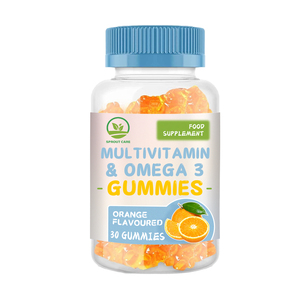 Gomitas multivitamínicas para niños de grado alimenticio de alta calidad, gomitas de vitamina Omega 3, gomitas multivitamínicas para niños, mejoran la inmunidad - Product Image 1
