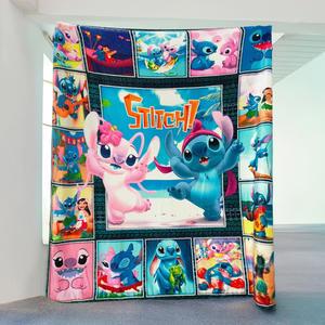 Venta caliente <span class=keywords><strong>de</strong></span> alta calidad <span class=keywords><strong>Stitch</strong></span> <span class=keywords><strong>Lilo</strong></span> Home <span class=keywords><strong>manta</strong></span> <span class=keywords><strong>de</strong></span> dibujos animados suave resistente al desgaste <span class=keywords><strong>manta</strong></span> <span class=keywords><strong>de</strong></span> playa para el Día <span class=keywords><strong>de</strong></span> San Valentín estilo moderno - Product Image 4