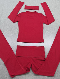 ชุดลำลองสำหรับผู้หญิง ไซส์ใหญ่พิเศษ รับสกรีนโลโก้ เสื้อแขนยาวผ้าฝ้าย กางเกงขาบาน ชุดนอนผู้หญิง 2 ชิ้น - Product Image 5