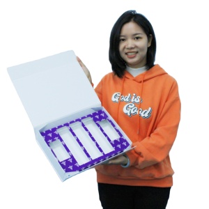 Black Large <strong>Box</strong> with Golden logo Luxury Packaging <strong>for</strong> Products Wedding Gift Packing Folding <strong>Box</strong> <strong>Hamper</strong> Flip Clothing Shoes <strong>Box</strong> - Product Image 3