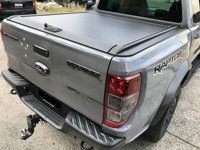 La mejor camioneta retráctil Roll N Lock Cover tapa de aluminio para bañera protector de cama de maletero para Ford Ranger 2023 gran oferta plegable