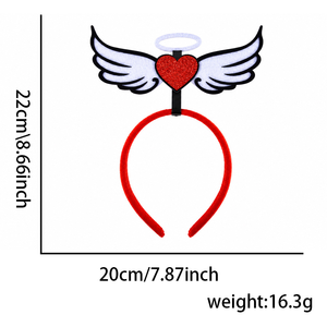 Diadema Divertida con Labios Besando para Fiestas <span class=keywords><strong>de</strong></span> San Valentín, Despedidas <span class=keywords><strong>de</strong></span> Soltera, Cabinas <span class=keywords><strong>de</strong></span> Fotos, Juegos Festivos y Recuerdos Novedosos - Product Image 5
