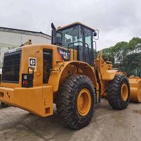 Chargeuse sur pneus Caterpillar 966H d'occasion de haute qualité, d'origine japonaise, puissante, avec système hydraulique, équipement de chargeuse sur pneus Cat 966H.