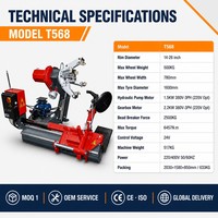 Machine à changer les pneus de camion lourd, hydraulique, robuste, démonte-pneus