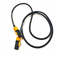 Cable de Alimentación para Iluminación LED Exterior, Powercon TRUE1 M/F 3x1.5mm2 H07RN-F, Clasificación IP65, de Goma para Ubicaciones Húmedas y Uso en Escenarios
