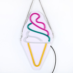Enseigne néon LED flexible personnalisée avec logo créatif pour boutique de crème glacée - Product Image 1