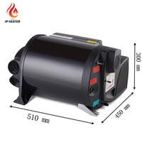 Pemanas Parkir Udara & Air Diesel RV Camper Bersertifikasi JP CE Baru 2KW/4KW Kapasitas Tangki 10L Pengganti Truma Combi