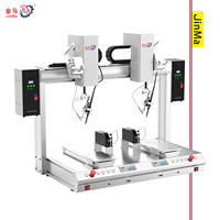 Robot de Soldadura Automático de Alta Precisión, Máquina de Soldadura Automática de Doble Estación, Motor PLC, Marca Jinma, Velocidad de 500 mm/s, Nuevo