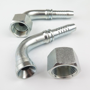 Accesorios de manguera hidráulica de acero al carbono 20791 90 codo métrico hembra asiento de cono de 74 grados todas las dimensiones - Product Image 3