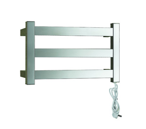<span class=keywords><strong>Scaldasalviette</strong></span> elettrico riscaldato in acciaio inossidabile per bagno <span class=keywords><strong>nero</strong></span> opaco portasciugamani a parete - Product Image 5