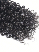 Extensions de cheveux humains vierges Remy bouclés crépus 30 pouces, ondulations Jerry Curl, 3 paquets, double trame machine