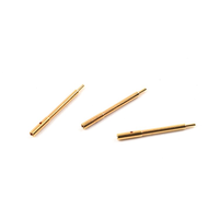 Pièces métalliques usinées CNC de précision, bornes en alliage de laiton moletées, contacts plaqués argent avec coupelle à souder pour assemblages de câbles