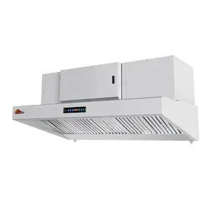 Under Cabinet Stainless Steel Manufacturer Custom or Standard Commercial Kitchen Industrial Automatic Cleaning Range Hood